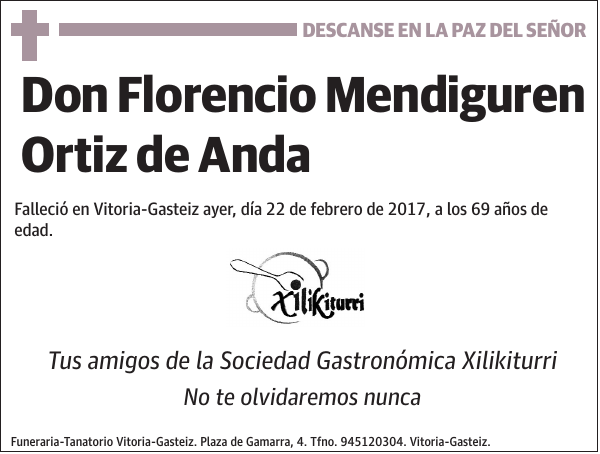 Florencio Mendiguren Ortiz de Anda