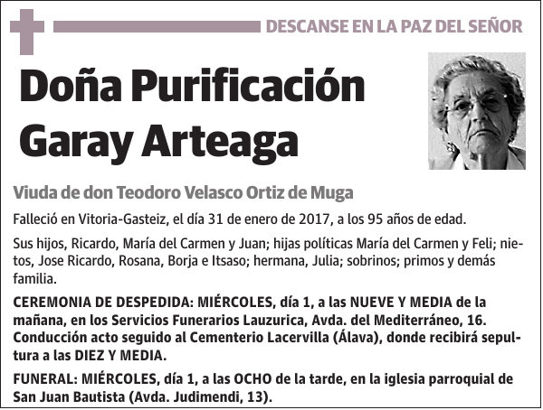 Purificación Garay Arteaga