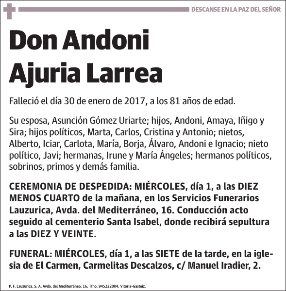 Andoni Ajuria Larrea