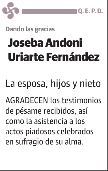 Joseba Andoni Uriarte Fernández