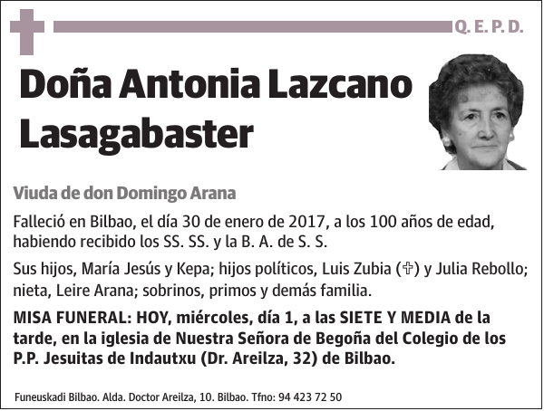 Antonia Lazcano Lasagabaster