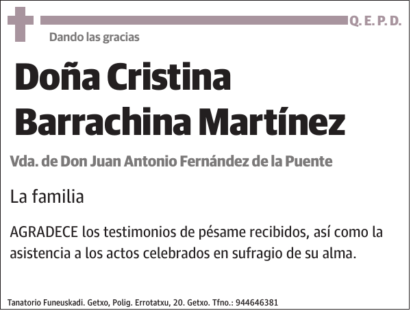 Cristina Barrachina Martínez