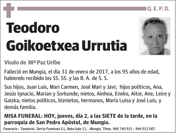 Teodoro Goikoetxea Urrutia