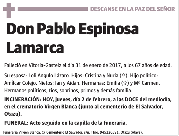 Pablo Espinosa Lamarca