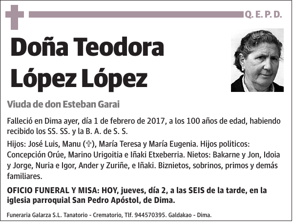 Teodora López López