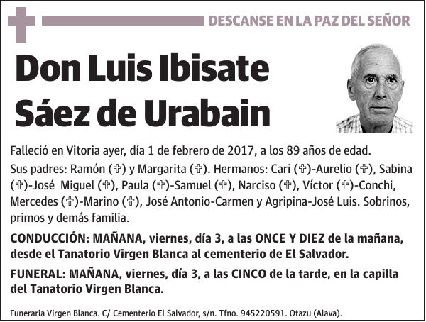 Luis Ibisate Sáez de Urabain