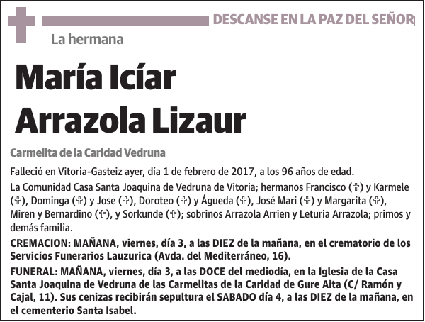 María Icíar Arrazola Lizaur