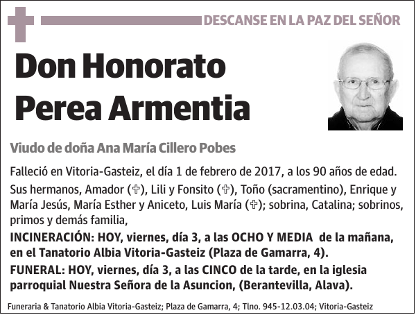 Honorato Perea Armentia