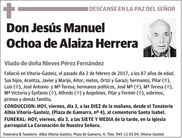 Jesús Manuel Ochoa de Alaiza Herrera