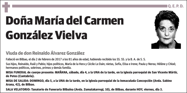 María del Carmen González Vielva