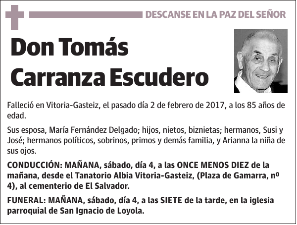 Tomás Carranza Escudero