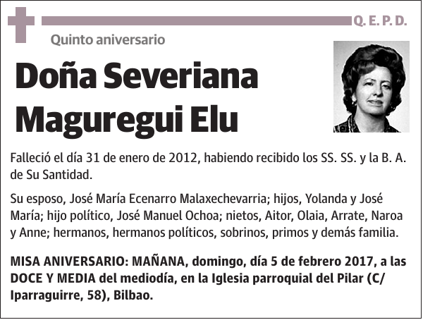 Severiana Maguregui Elu