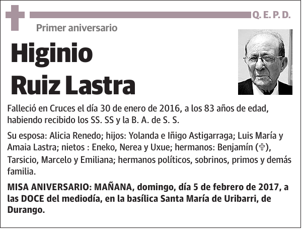 Higinio Ruiz Lastra