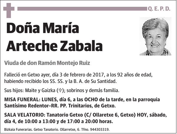 María Arteche Zabala