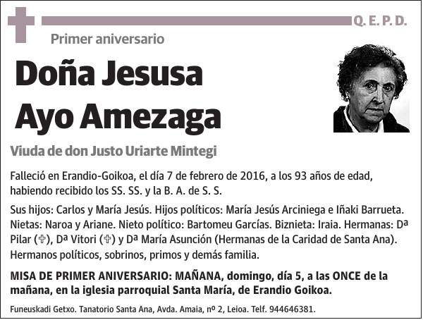 Jesusa Ayo Amezaga