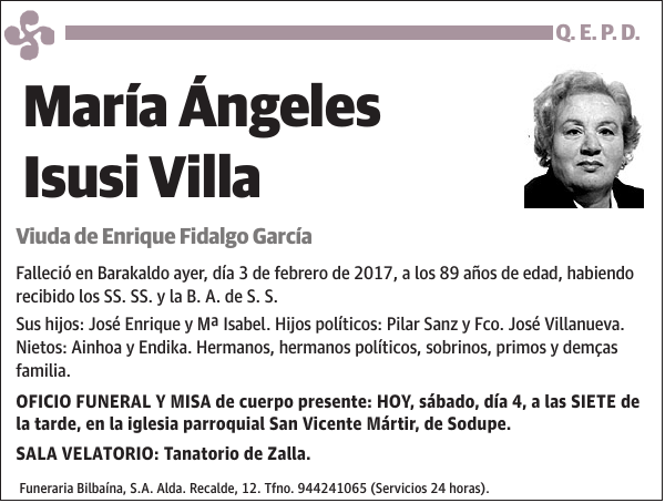 María Ángeles Isusi Villa