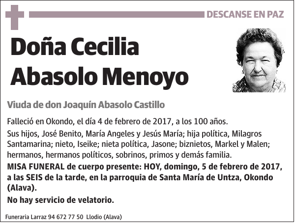 Cecilia Abasolo Menoyo