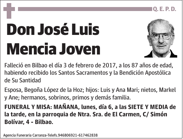 José Luis Mencia Joven