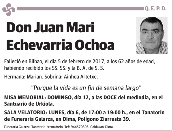 Juan Mari Echevarria Ochoa