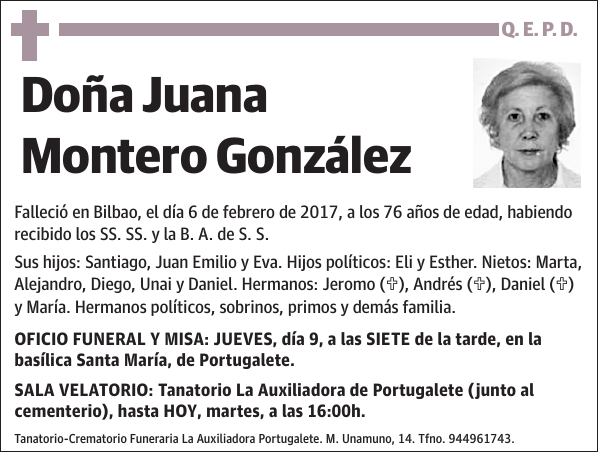 Juana Montero González