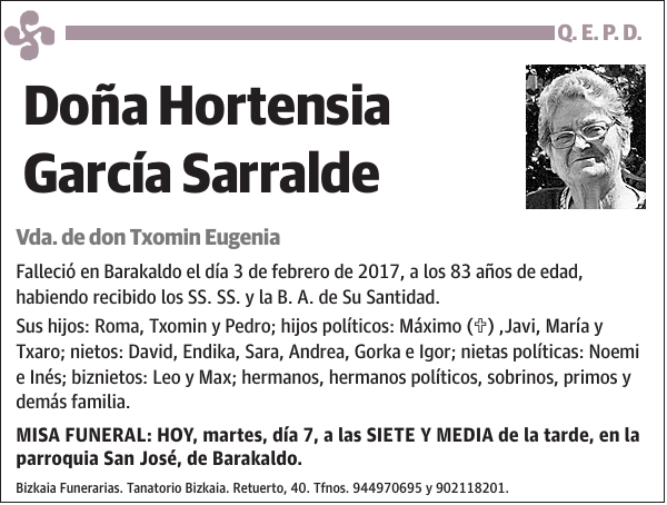 Hortensia García Sarralde