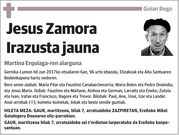 Jesus Zamora Irazusta