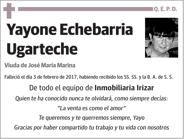 Yayone Echebarria Ugarteche