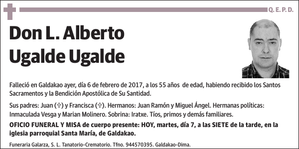 L. Alberto Ugalde Ugalde