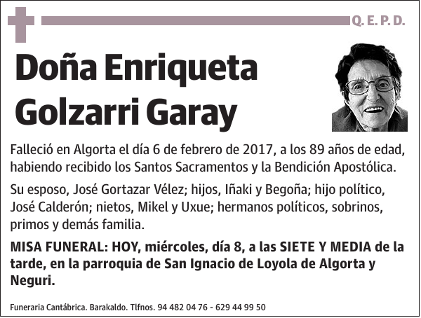 Enriqueta Golzarri Garay