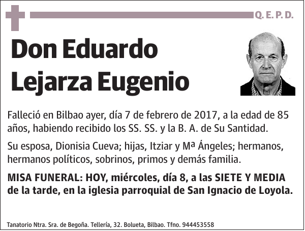 Eduardo Lejarza Eugenio