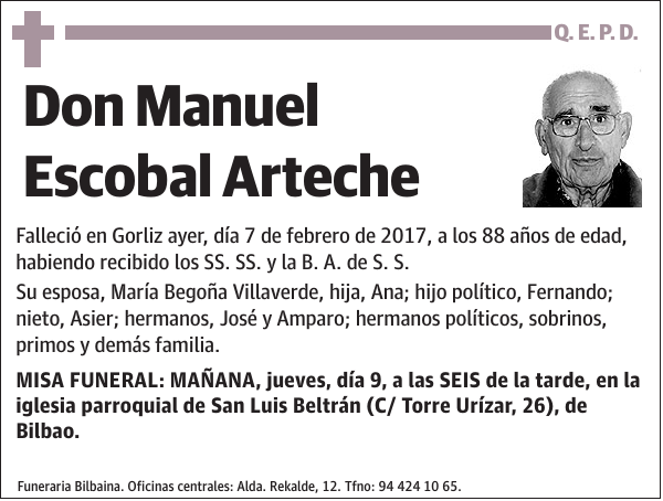 Manuel Escobal Arteche