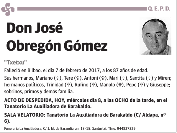 José Obregón Gómez