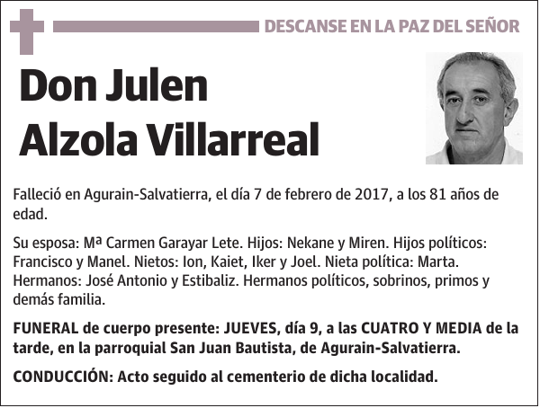 Julen Alzola Villarreal