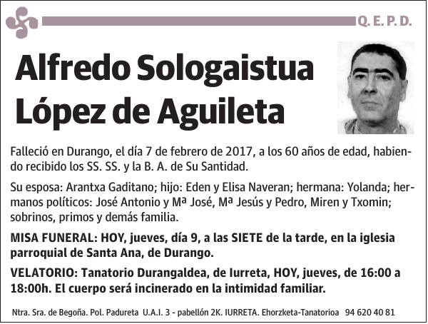 Alfredo Sologaistua López de Aguileta