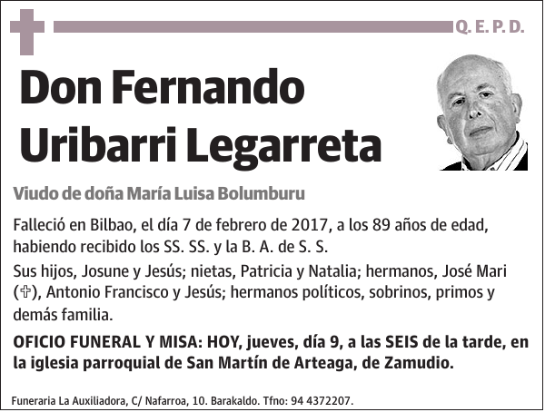 Fernando Uribarri Legarreta