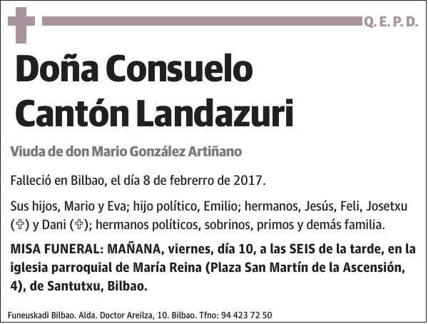 Consuelo Cantón Landazuri