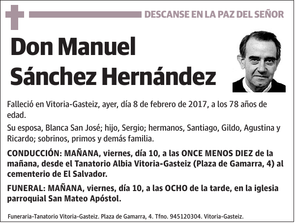 Manuel Sánchez Hernández