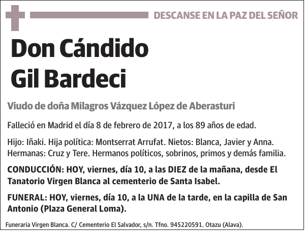 Cándido Gil Bardeci