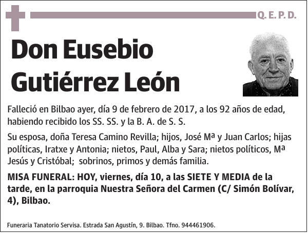 Eusebio Gutiérrez León