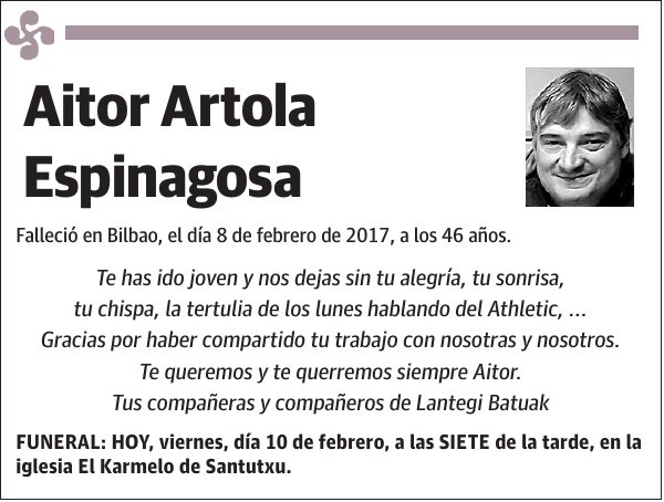 Aitor Artola Espinagosa