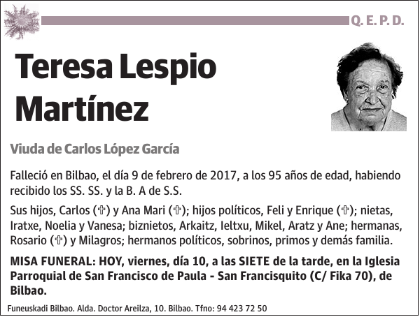 Teresa Lespio Martínez