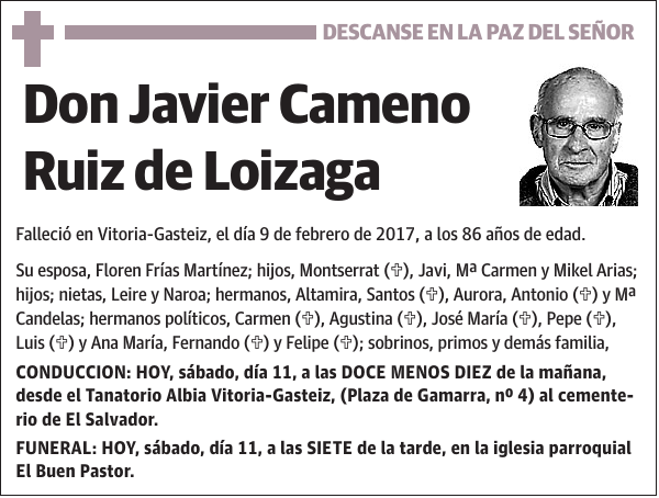 Javier Cameno Ruiz de Loizaga