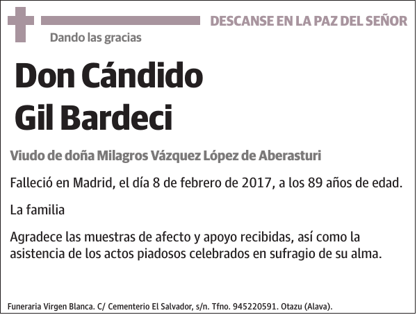 Cándido Gil Bardeci