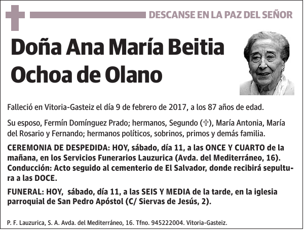 Ana María Beitia Ochoa de Olano