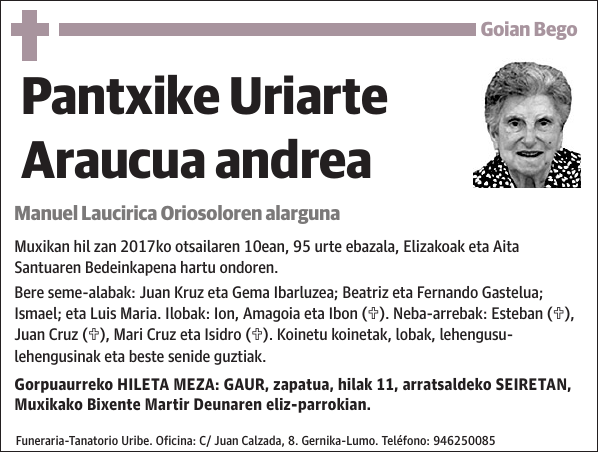 Pantxike Uriarte Araucua