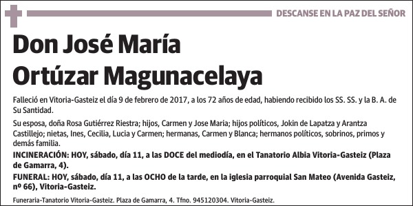 José María Ortúzar Magunacelaya