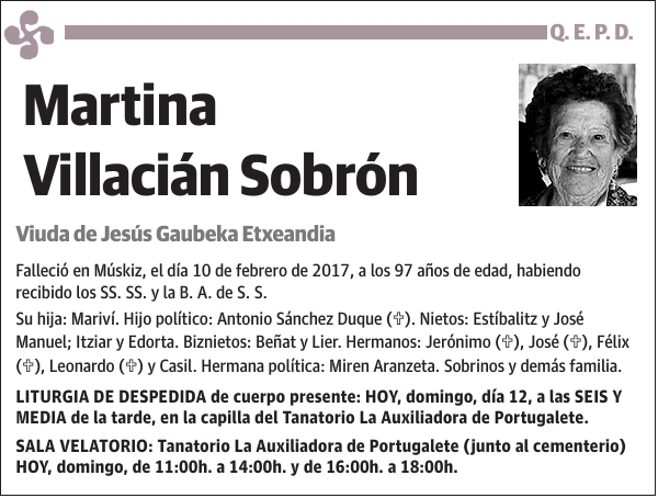 Martina Villacián Sobrón