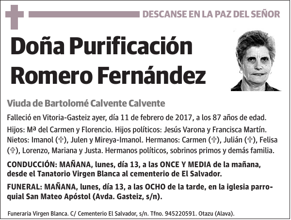 Purificación Romero Fernández