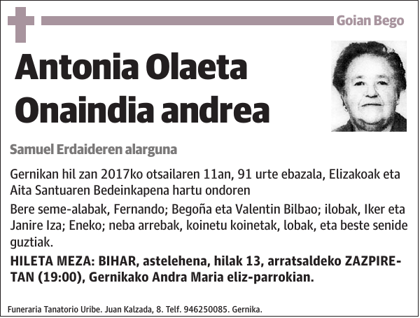 Antonia Olaeta Onaindia