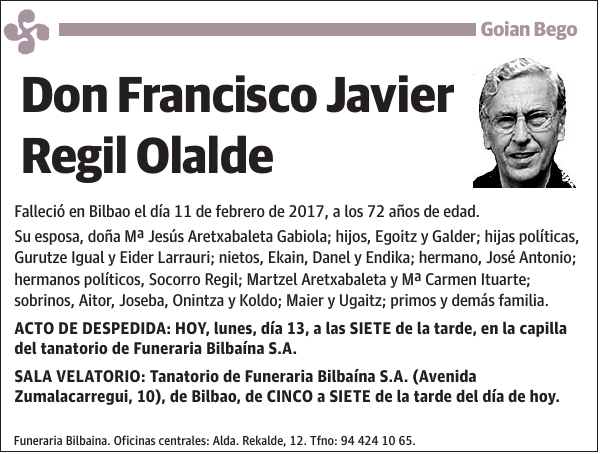 Francisco Javier Regil Olalde